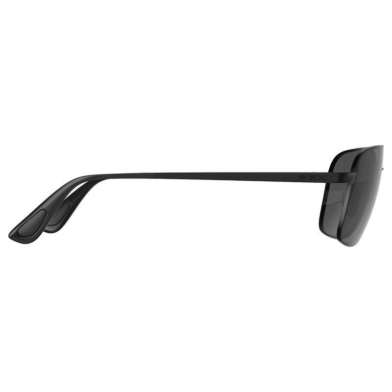 Bex Mach Matte Black and Gray Sunglasses