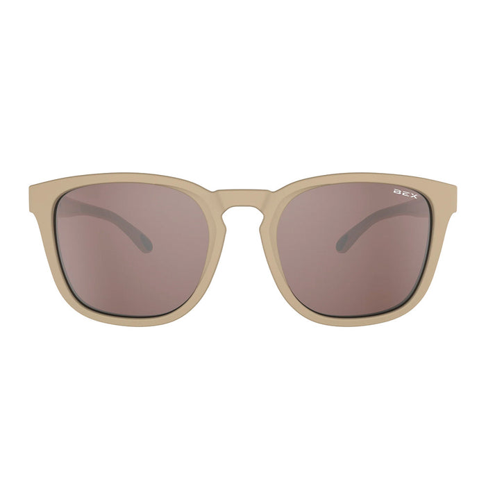 Bex Zion Burlywood Brown and Silver Sunglasses
