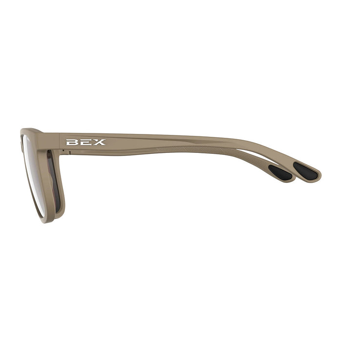 Bex Zion Burlywood Brown and Silver Sunglasses