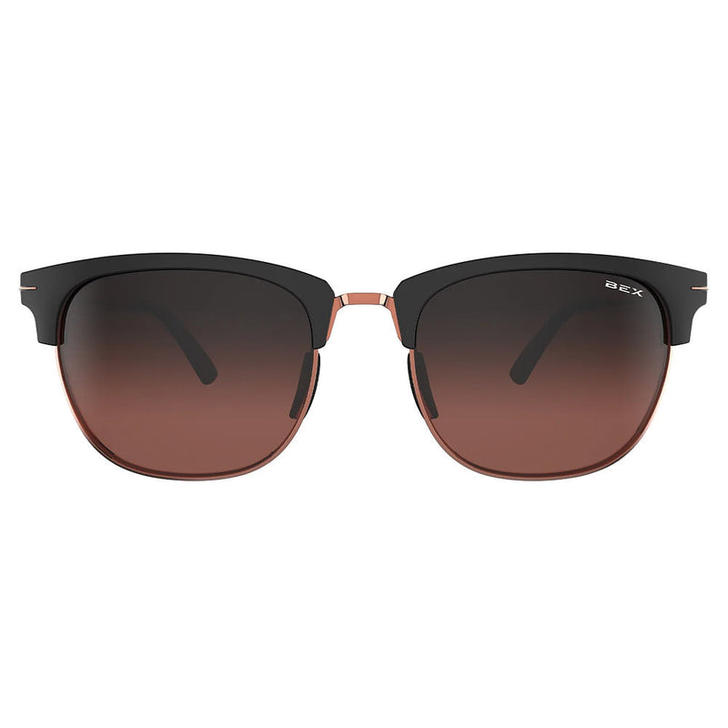 Bex Rose Gold & Brown Knox XL Sunglasses
