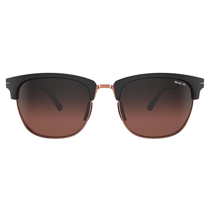 Bex Rose Gold & Brown Knox XL Sunglasses