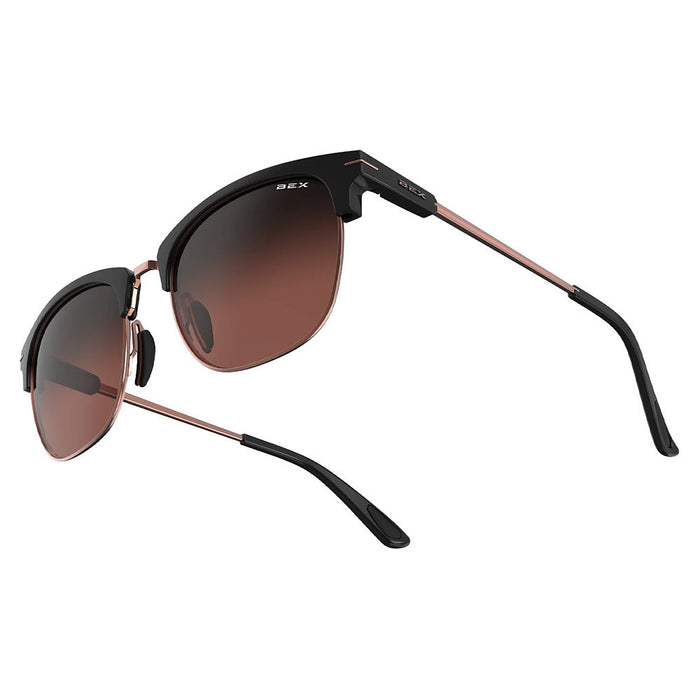 Bex Rose Gold & Brown Knox XL Sunglasses