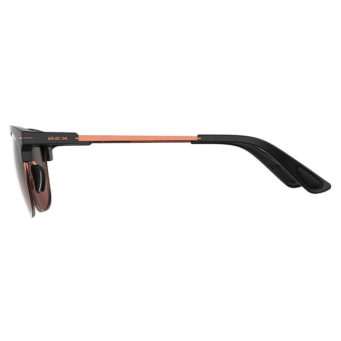 Bex Rose Gold & Brown Knox XL Sunglasses
