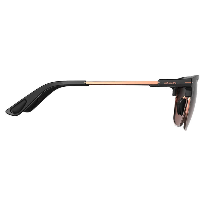 Bex Rose Gold & Brown Knox XL Sunglasses