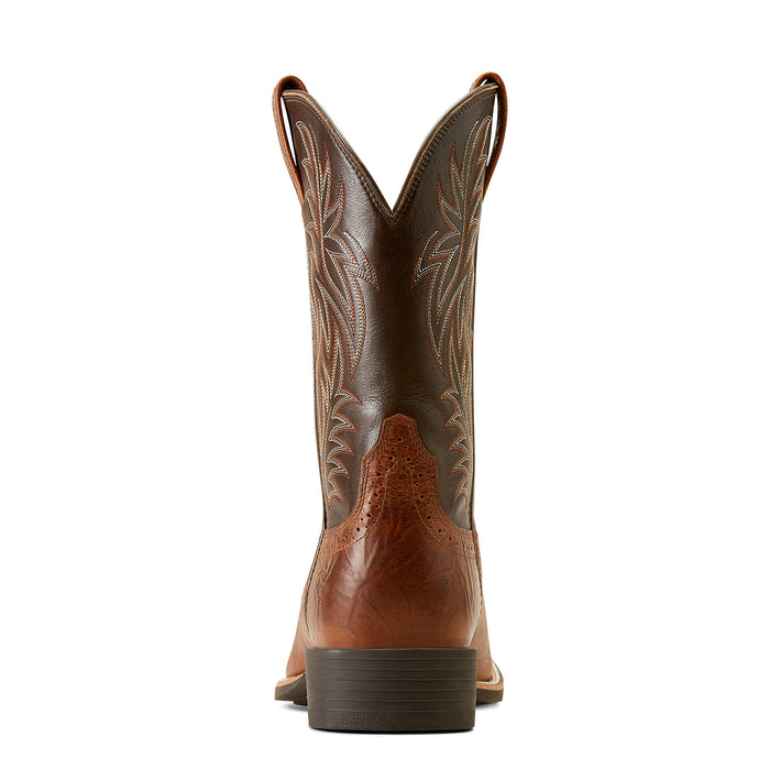 Ariat Men`s Sport Peanut Butter Vamp 11In Brown Top Boot