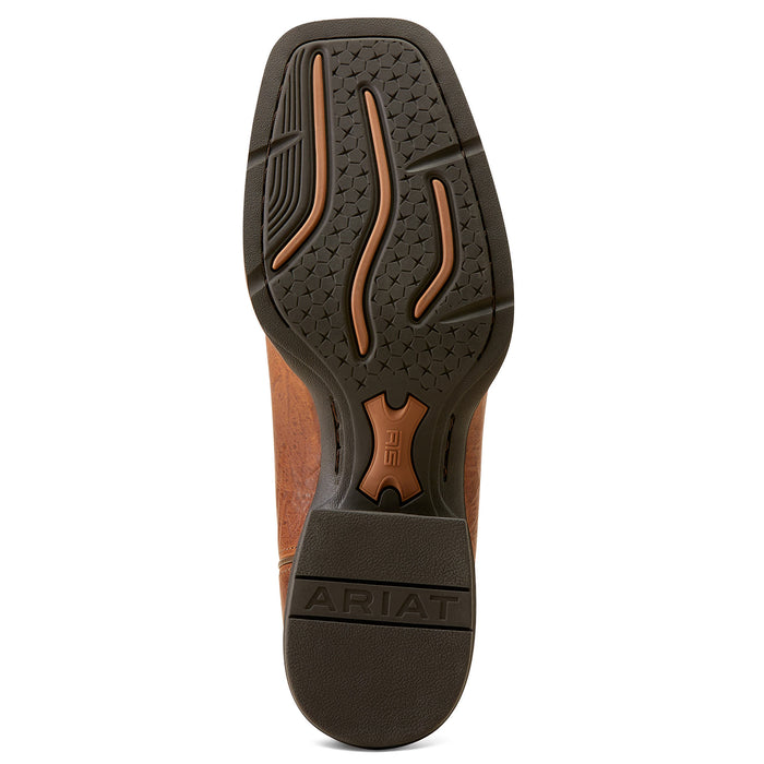 Ariat Men`s Sport Peanut Butter Vamp 11In Brown Top Boot