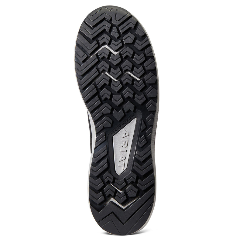 Ariat Women`s Outpace Black and Purple Composite Toe Work Shoe