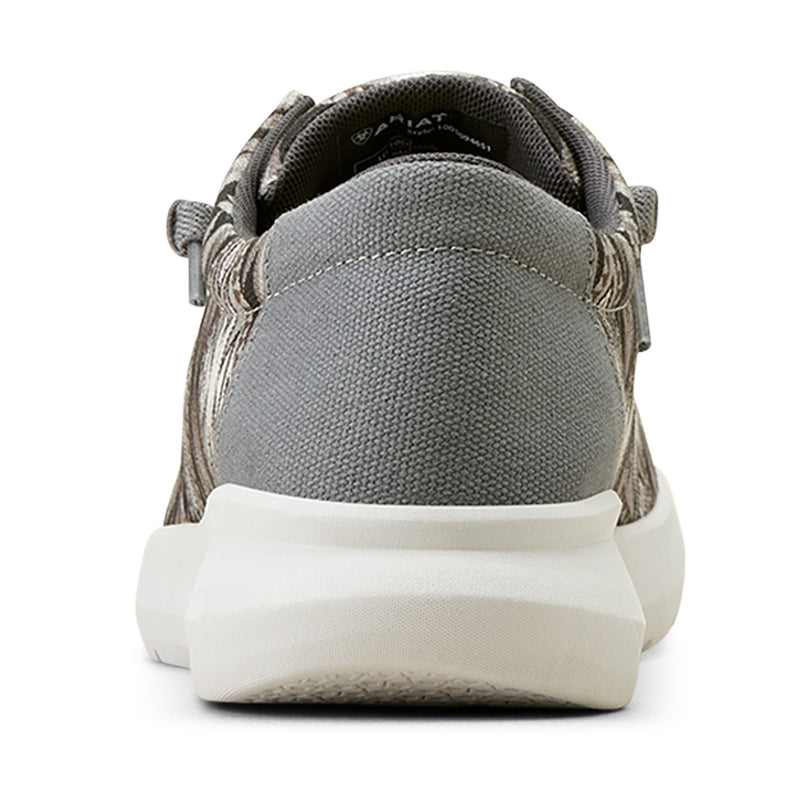 Ariat Mens Hilo Grey Southwestern Casual Shoe