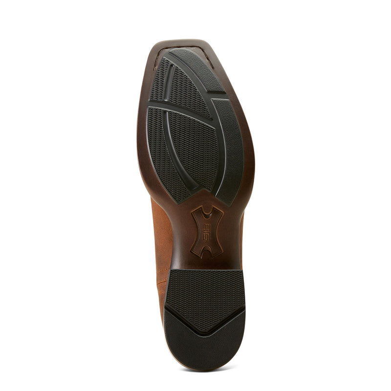 Ariat Mens Booker Ultra Rough Tan Square Toe Boot