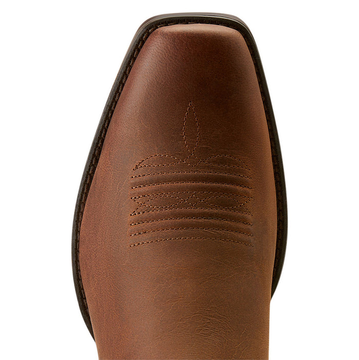 Ariat Mens Booker Ultra Rough Tan Square Toe Boot