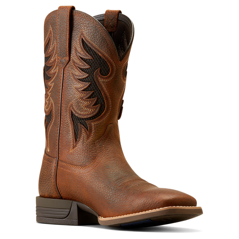 Ariat Mens Cowpuncher VentTEK Brown Oiled Rowdy Boot