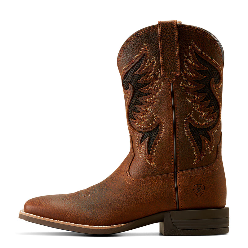 Ariat Mens Cowpuncher VentTEK Brown Oiled Rowdy Boot
