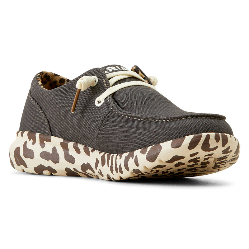 Ariat Womens Hilo Charcoal Leopard Casual