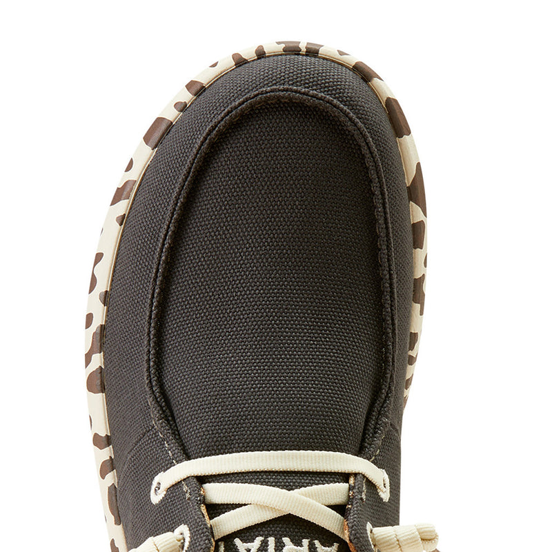 Ariat Womens Hilo Charcoal Leopard Casual