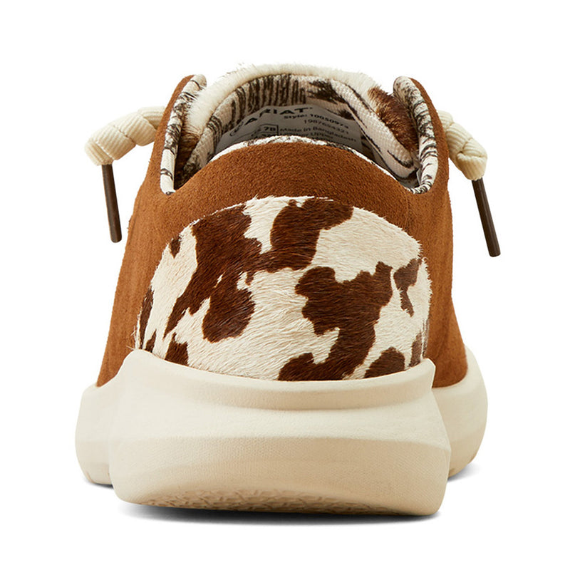 Ariat Womens Hilo Ginger Suede Cow Hair Casual