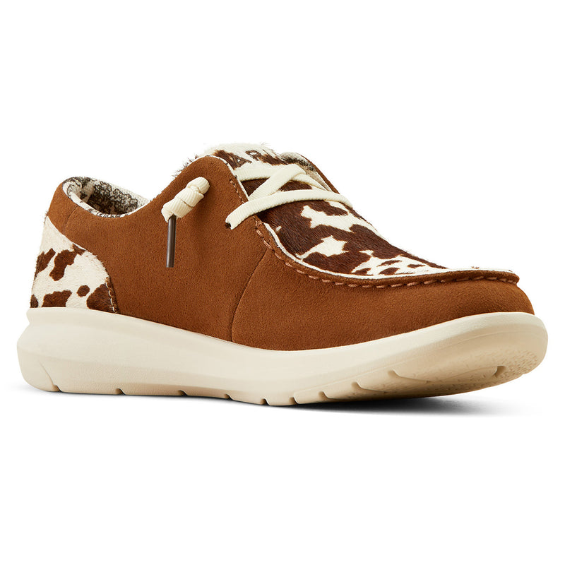 Ariat Womens Hilo Ginger Suede Cow Hair Casual