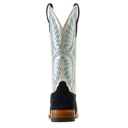 Ariat Womens Frontier Calamity Jane Polo Blue Roughout 13 In Top Cowgirl Boot