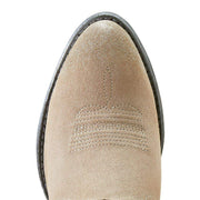 Ariat Womens Harlan Granite Grey Suede 7 In Top Cowgirl Boot