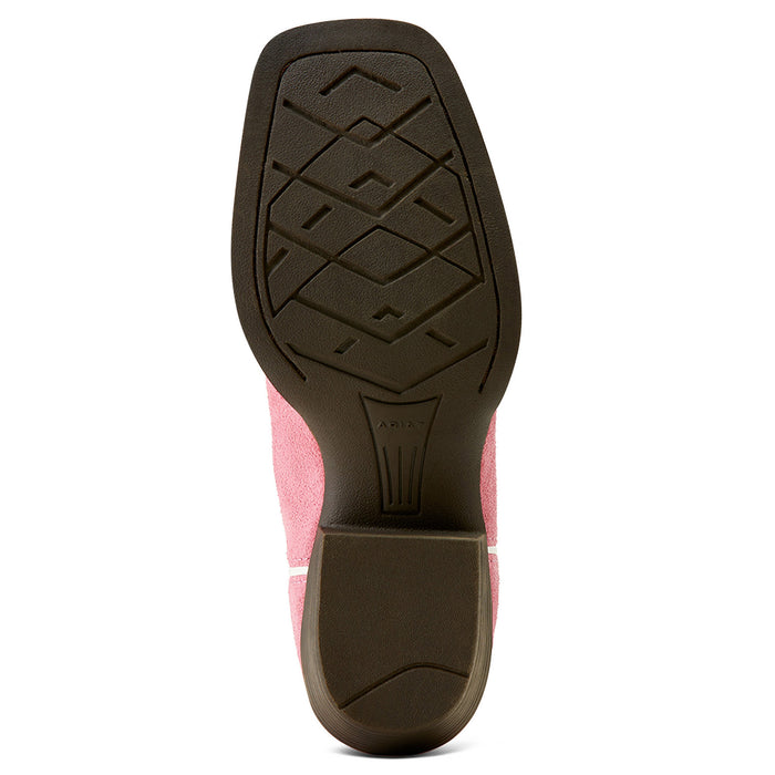 Ariat Kids Futurity Ft. Worth Haute Pink Suede Western Boot