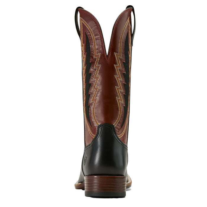 Ariat Men`s Dakota Venttek Supple Black 13In Cinnamon Top Boot