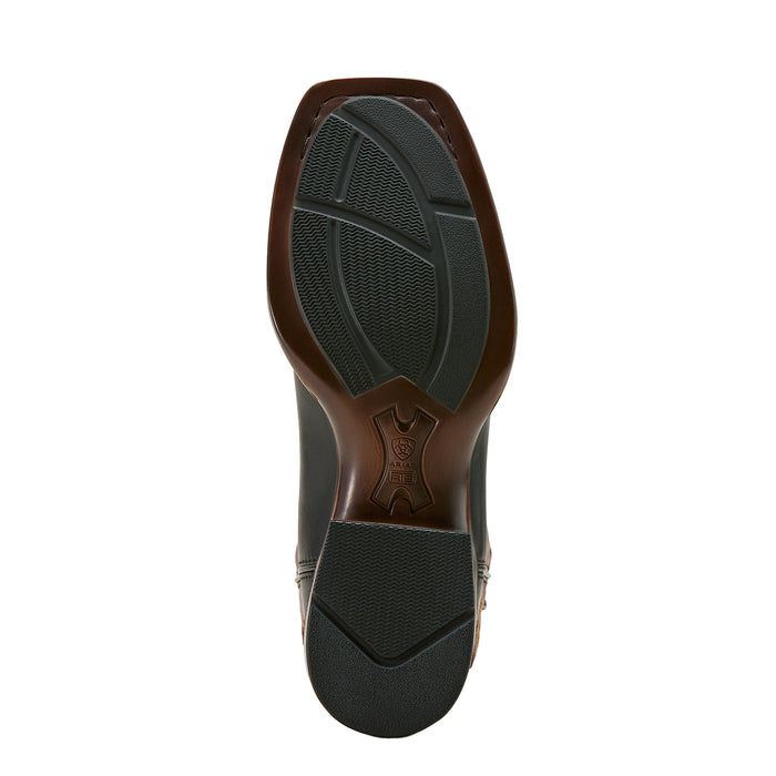 Ariat Men`s Dakota Venttek Supple Black 13In Cinnamon Top Boot