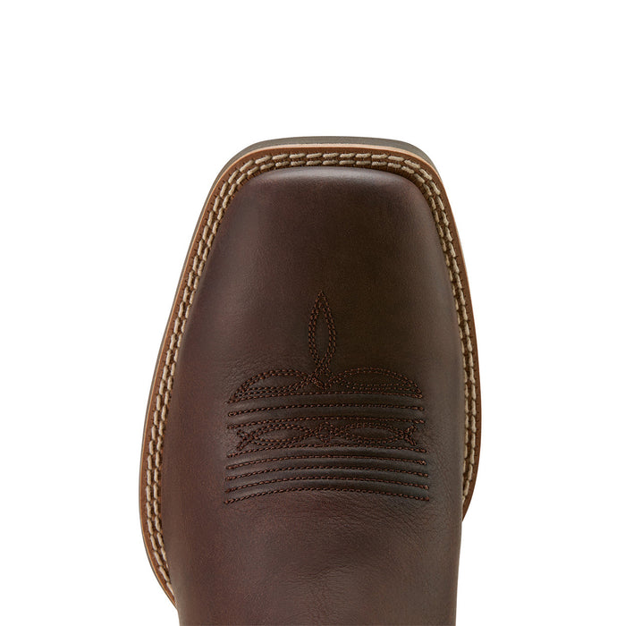 Ariat Mens Sport Big Country Barely Brown 11In Perfect Purple Top Cowboy Boots