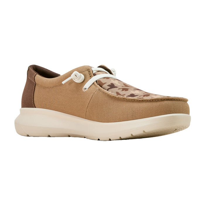 Ariat Mens Hilo Cedar Brown Duck Season Casual Shoe