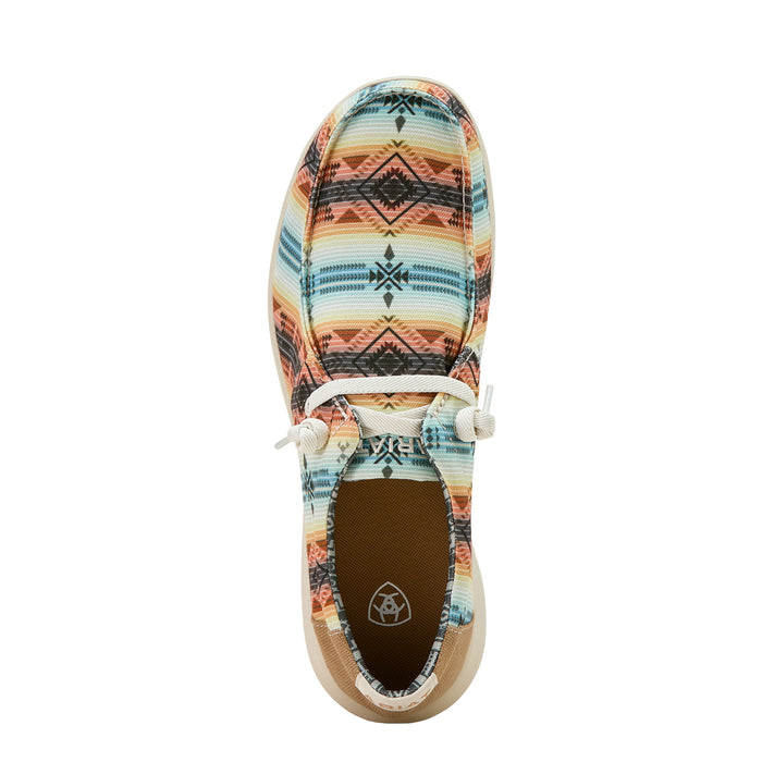 Ariat Mens Hilo Sunset Southwestern Distressed Brown Casual Shoe