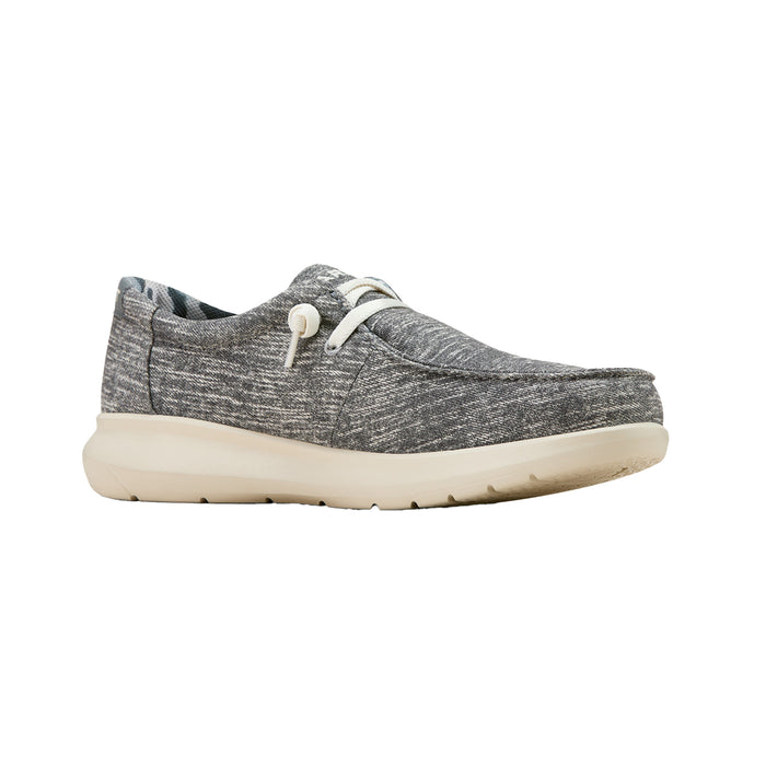 Ariat Mens Hilo Washed Grey Denim Casual Shoe