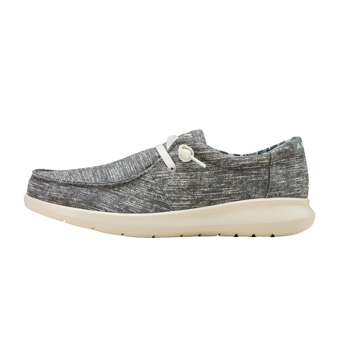 Ariat Mens Hilo Washed Grey Denim Casual Shoe