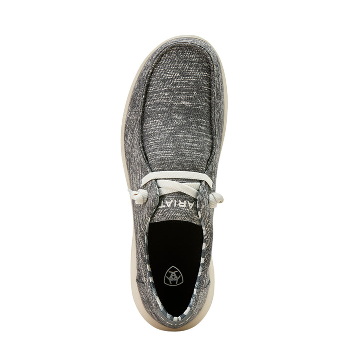 Ariat Mens Hilo Washed Grey Denim Casual Shoe