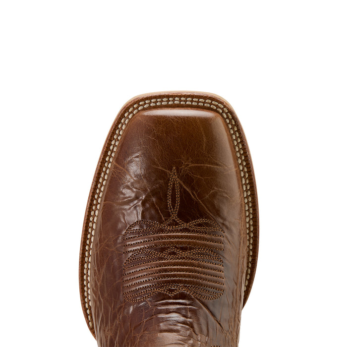 Ariat Men`s Baxter Dark Tan 13In Black Deertan Top Boot