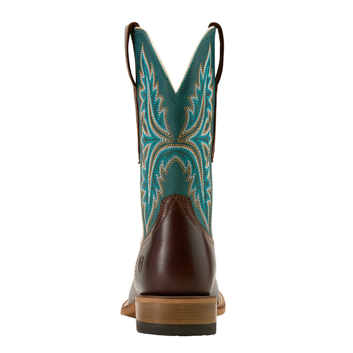 Ariat Men`s Walker Espresso 11In Scuba Blue Top Boot