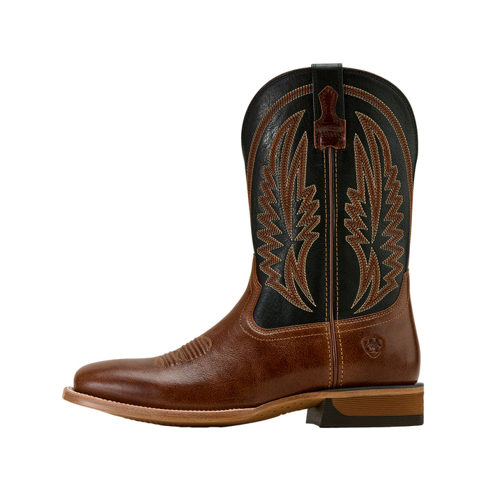 Ariat Men`s Sidewinder Gingersnap Vamp 11in Supple Black Top Boot
