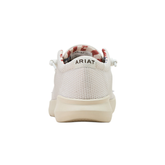 Ariat Mens Hilo Cream Mesh Casual Shoe
