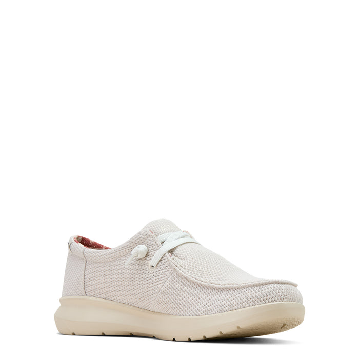 Ariat Mens Hilo Cream Mesh Casual Shoe