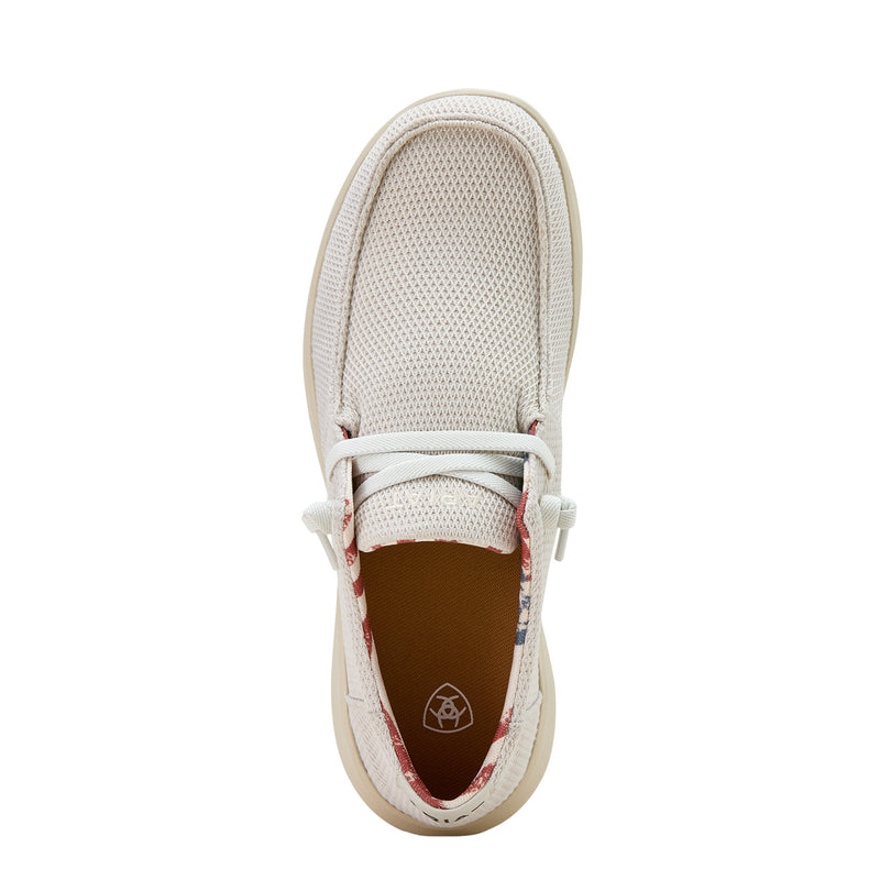 Ariat Mens Hilo Cream Mesh Casual Shoe