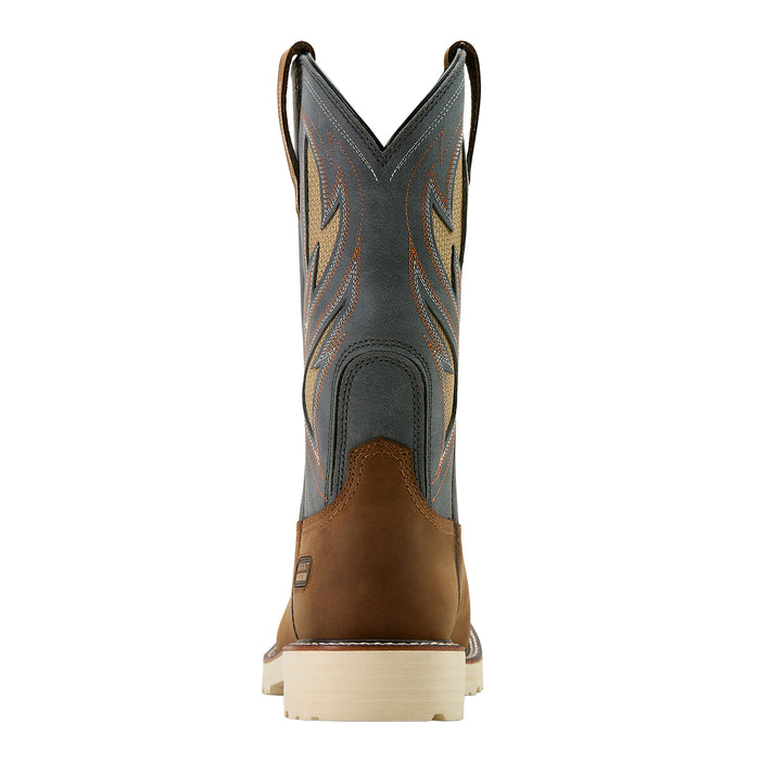 Ariat Men`s Activator Ventek Brown 11In Top Soft Toe Work Boot