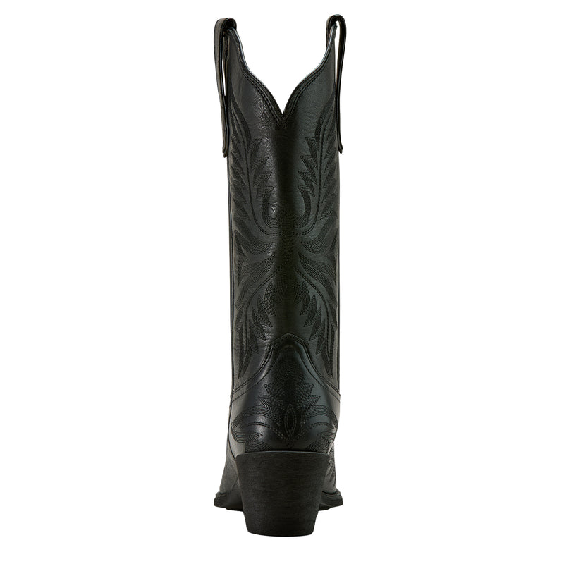 Ariat Womens Round Up Collins Black Embroidered Vamp 13In Black Embroidered Top Cowgirl Boots