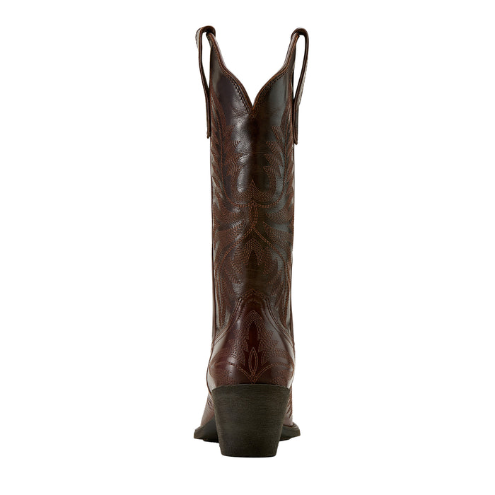Ariat Womens Round Up Collins Brown Embroidered Vamp 13In Brown Embroidered Top Cowgirl Boots