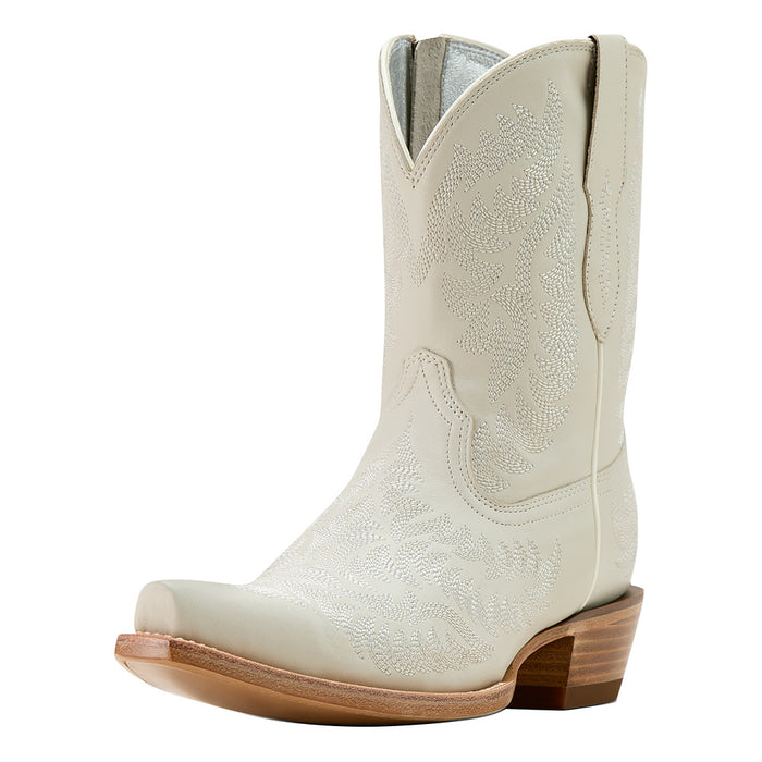 Ariat Women's Cate White Quartz X Toe Western Boot