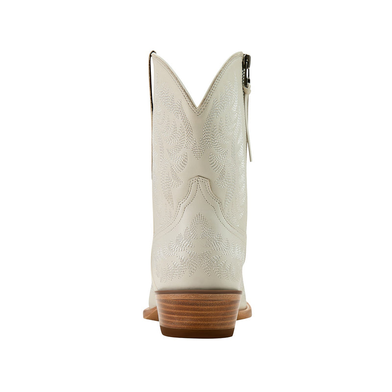 Ariat Women's Cate White Quartz X Toe Western Boot