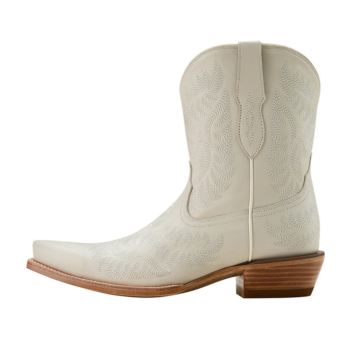 Ariat Women's Cate White Quartz X Toe Western Boot