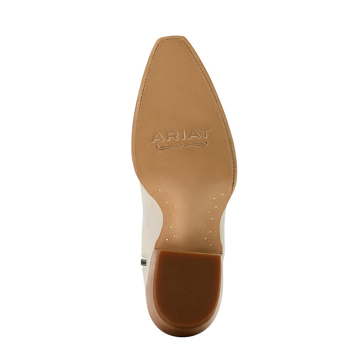 Ariat Women's Cate White Quartz X Toe Western Boot