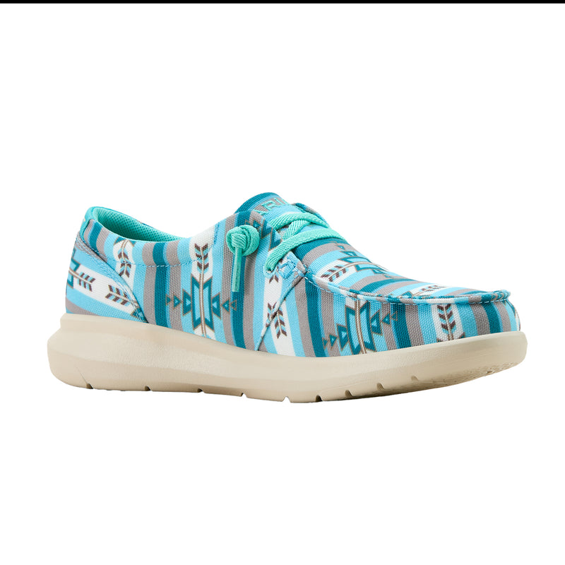 Ariat Womens Hilo Multi Turquoise Casual Shoe