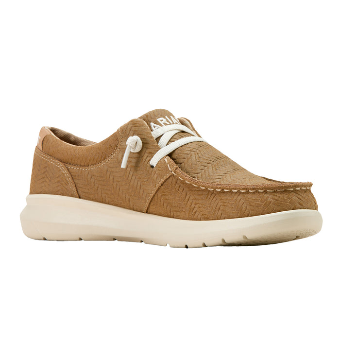 Ariat Womens Hilo Tan Woven Embossed Casual Shoe