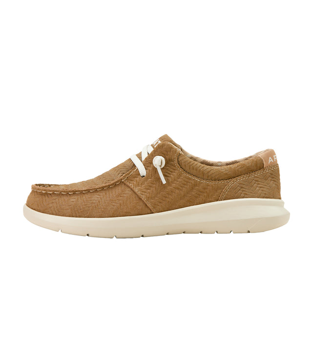 Ariat Womens Hilo Tan Woven Embossed Casual Shoe