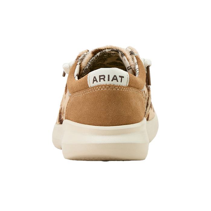 Ariat Womens Hilo Tan/White Hair Casual Shoe