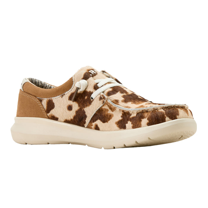 Ariat Womens Hilo Tan/White Hair Casual Shoe