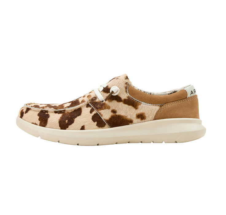 Ariat Womens Hilo Tan/White Hair Casual Shoe